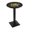 Holland Bar Stool Co 36" Blk Wrinkle Wichita State Pub Table L217B3628WichSt - alternate 1